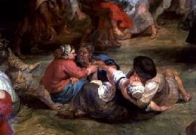 The Kermesse, detail of peasants c.1635-38