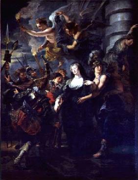 The Medici Cycle: Marie de Medici (1573-1642) Escaping from Blois, 21st-22nd February 1619 1621-25