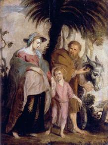 Die Rückkehr der Hl.Familie aus Ägypten 1614