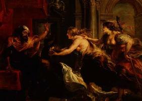 Tereus confronted with the head of his son Itylus 1637