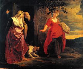 Die Verstossung der Hagar aus dem Hause Abrahams. von Peter Paul Rubens