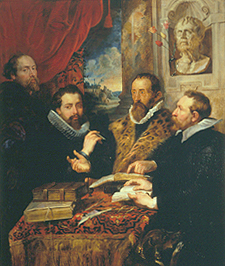 Die vier Philosophen. von Peter Paul Rubens