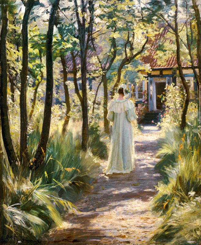 Marie In The Garden von Peder Severin Krøyer