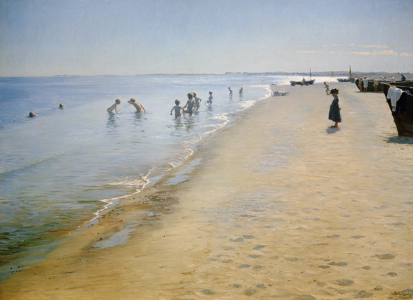 Sommertag am Südstrand von Skagen von Peder Severin Krøyer