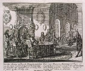 Abschluss des Friedensvertrags von Nystad am 20. August 1721 1721