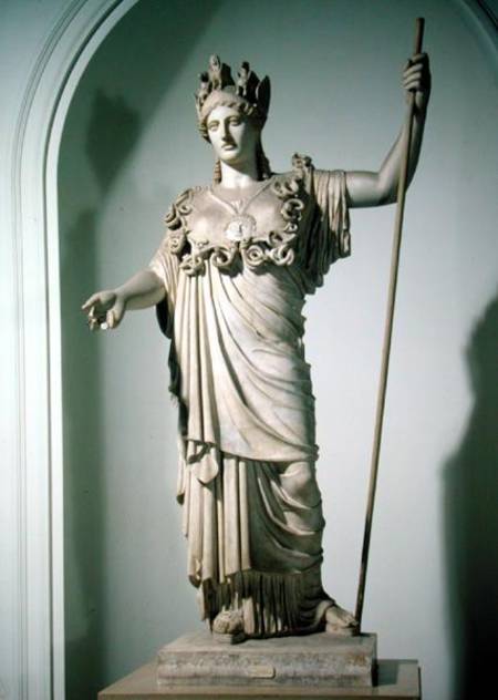 Roman replica of the Athena Farnese von Phidias
