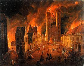 Brand des Domes zu Breslau, 1759