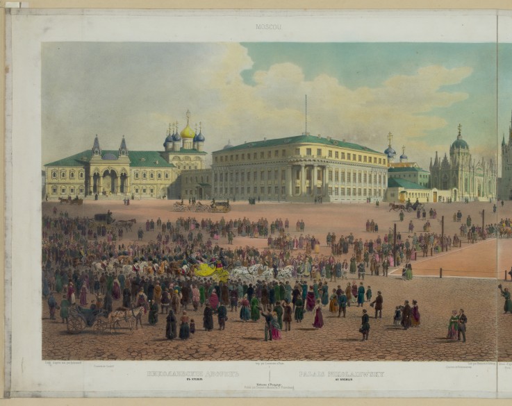 Nikolaus-Palast im Moskauer Kreml (aus dem Panoramabild bestehend aus zehn Einzelbildern) von Philippe Benoist
