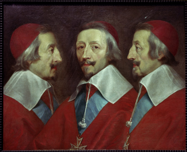 Cardinal Richelieu / Champaigne painting von Philippe de Champaigne
