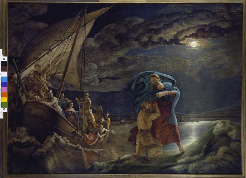 Christus auf dem Meer von Phillip Otto Runge