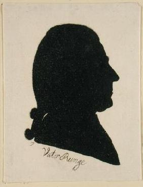 Daniel Nicolaus Runge (Father Runge), 1789 (Indian ink on paper) 18th