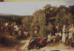 Life in the Hop Garden 1859