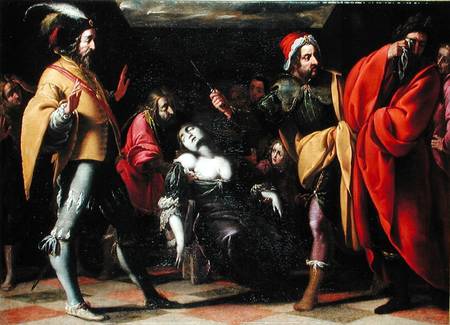 The Oath of Brutus over the Body of Lucretia von Pier Francesco Morazzone