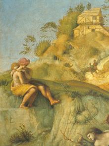 Ausschnitt aus "Perseus befreit Andromeda"  Um 1510