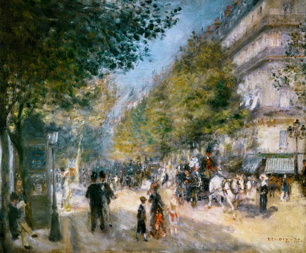 Die Großen Boulevards von Pierre-Auguste Renoir