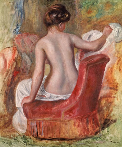 Nude in an Armchair von Pierre-Auguste Renoir