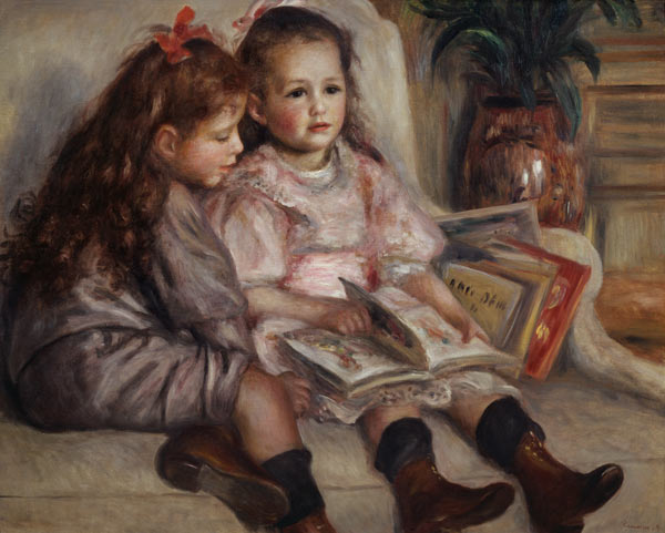 Jean und Geneviève Caillebotte von Pierre-Auguste Renoir