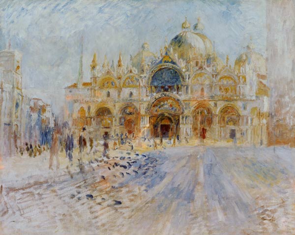 Markusplatz in Venedig von Pierre-Auguste Renoir