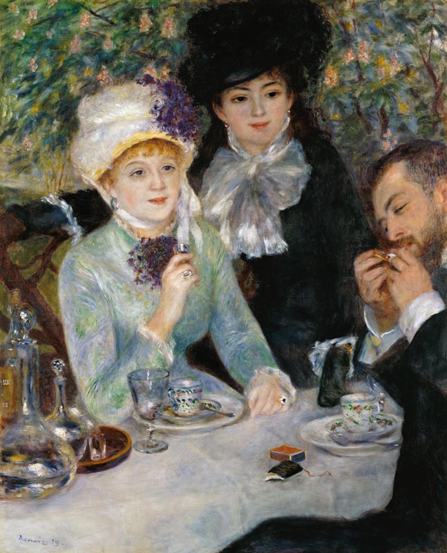 After dinner von Pierre-Auguste Renoir