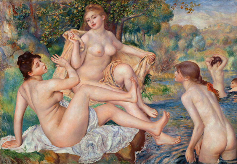 Badende II von Pierre-Auguste Renoir