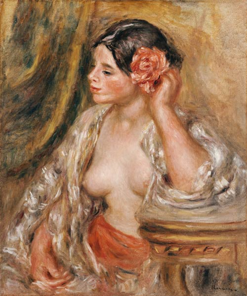 Gabrielle a sa Coiffure von Pierre-Auguste Renoir