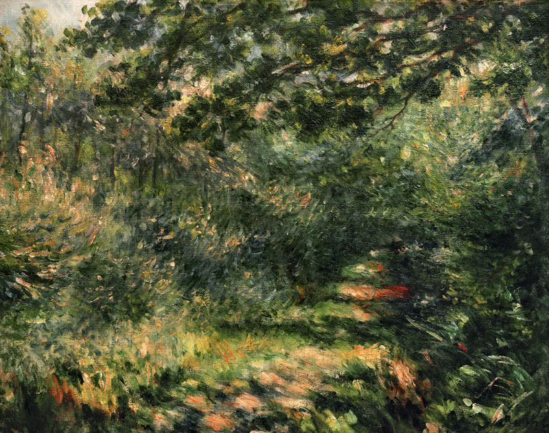 L’allée sous bois (Waldweg) von Pierre-Auguste Renoir