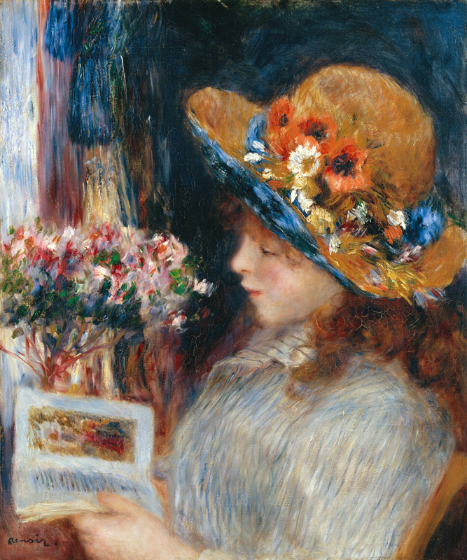 Lesendes Mädchen von Pierre-Auguste Renoir