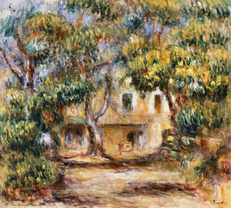The Farm at Les Collettes von Pierre-Auguste Renoir