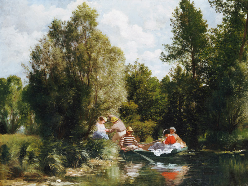 The Pond At Fees von Pierre-Auguste Renoir