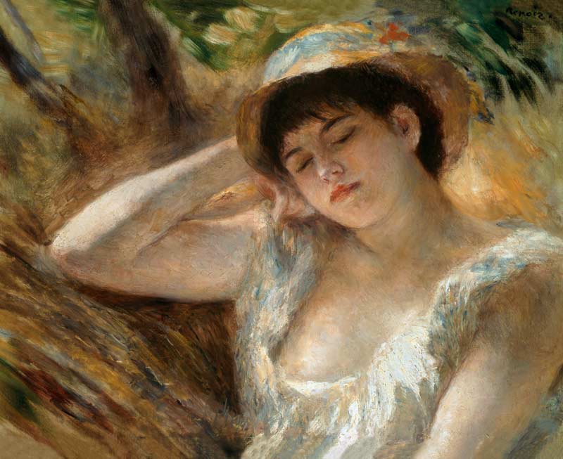 The Sleeper von Pierre-Auguste Renoir