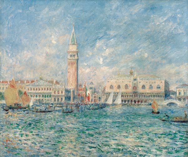 Venedig (Dogenpalast) von Pierre-Auguste Renoir