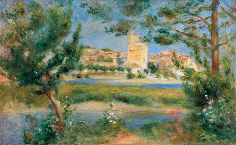 Villeneuve-les-Avignon von Pierre-Auguste Renoir