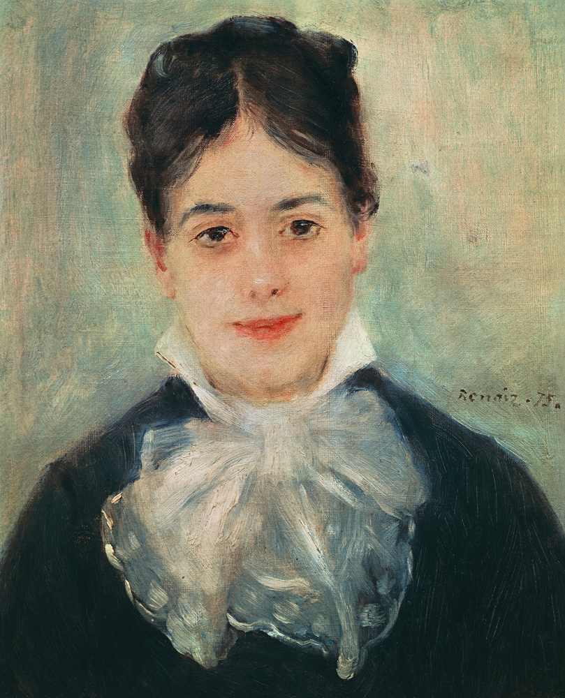 Woman Smiling von Pierre-Auguste Renoir