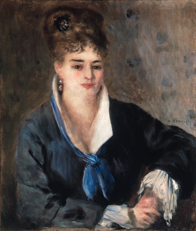 Woman in Black von Pierre-Auguste Renoir