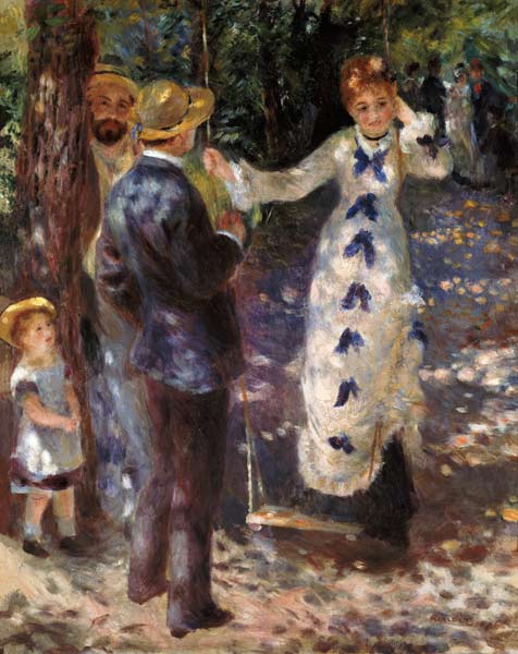 Auf der Schaukel von Pierre-Auguste Renoir