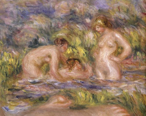 A.Renoir / Bathers / 1918-19 / Detail von Pierre-Auguste Renoir