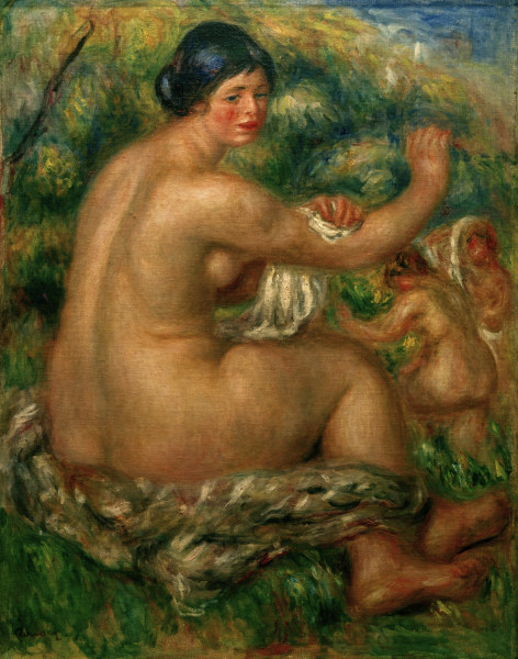 A.Renoir, Nach dem Bad von Pierre-Auguste Renoir