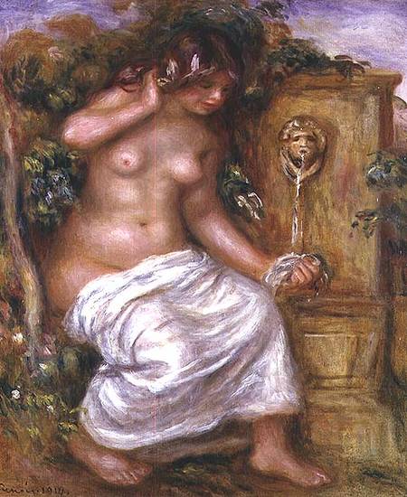 The Bather at the Fountain von Pierre-Auguste Renoir
