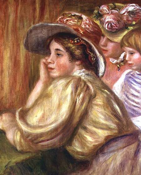 Coco and the two servants von Pierre-Auguste Renoir