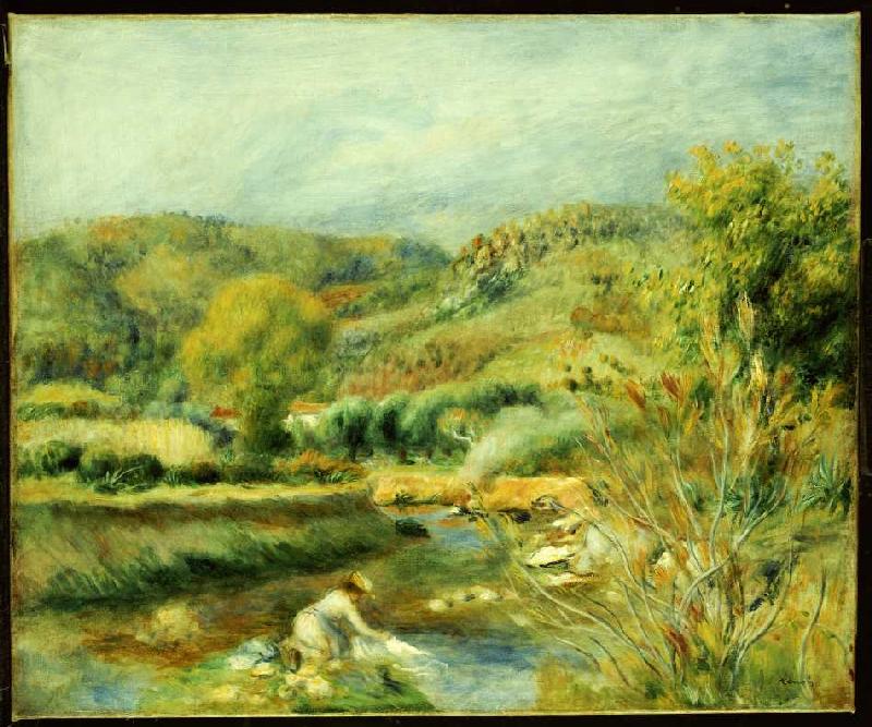 Die Wäscherin (La Laveuse) von Pierre-Auguste Renoir