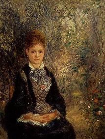 Junge Frau im Garten (La Grisette) von Pierre-Auguste Renoir