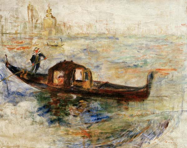 Renoir / Gondola in Venice / 1881 von Pierre-Auguste Renoir
