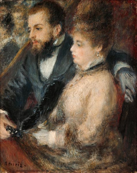 In the Loge von Pierre-Auguste Renoir