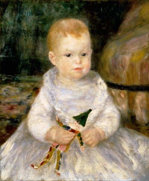 Child with a Punch puppet von Pierre-Auguste Renoir