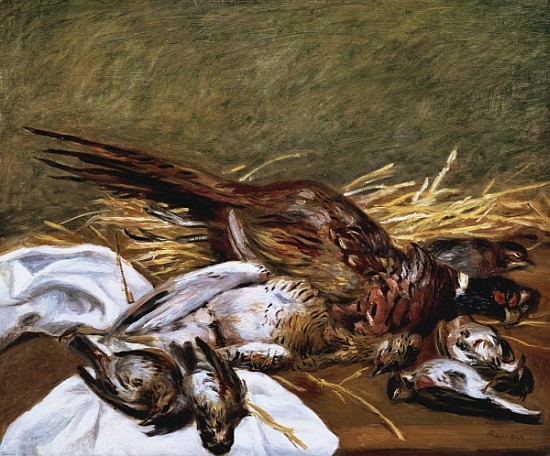 Pheasant, Sparrow and Grouse von Pierre-Auguste Renoir