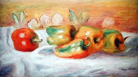 Pimientos von Pierre-Auguste Renoir