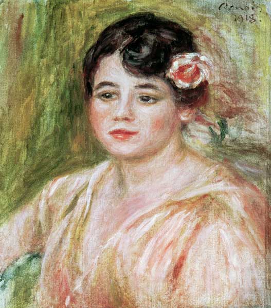 Portrait of Adele Besson von Pierre-Auguste Renoir