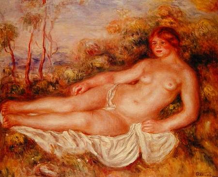 The Reclining Bather (La Baigneuse Couchee) von Pierre-Auguste Renoir