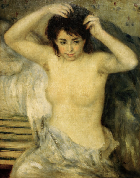 Renoir / Buste de femme / c.1873/75 von Pierre-Auguste Renoir