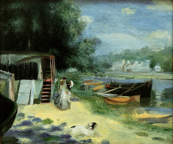 Renoir / The bathing place / 1871/72 von Pierre-Auguste Renoir